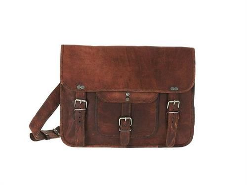 justified leather bags